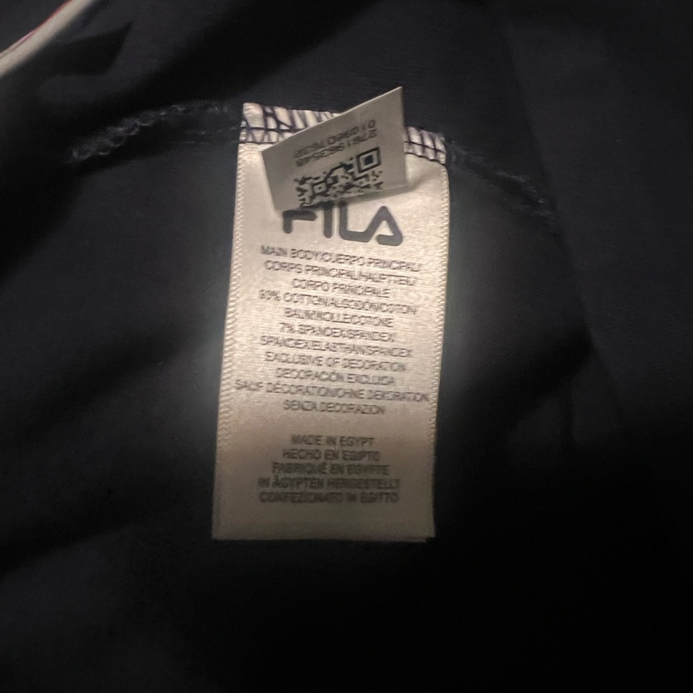 🦚2/$40 FILA Logo Women’s Legging / Yoga Pants Navy Blue sz XL Extra Large NWOT - Picture 13 of 15